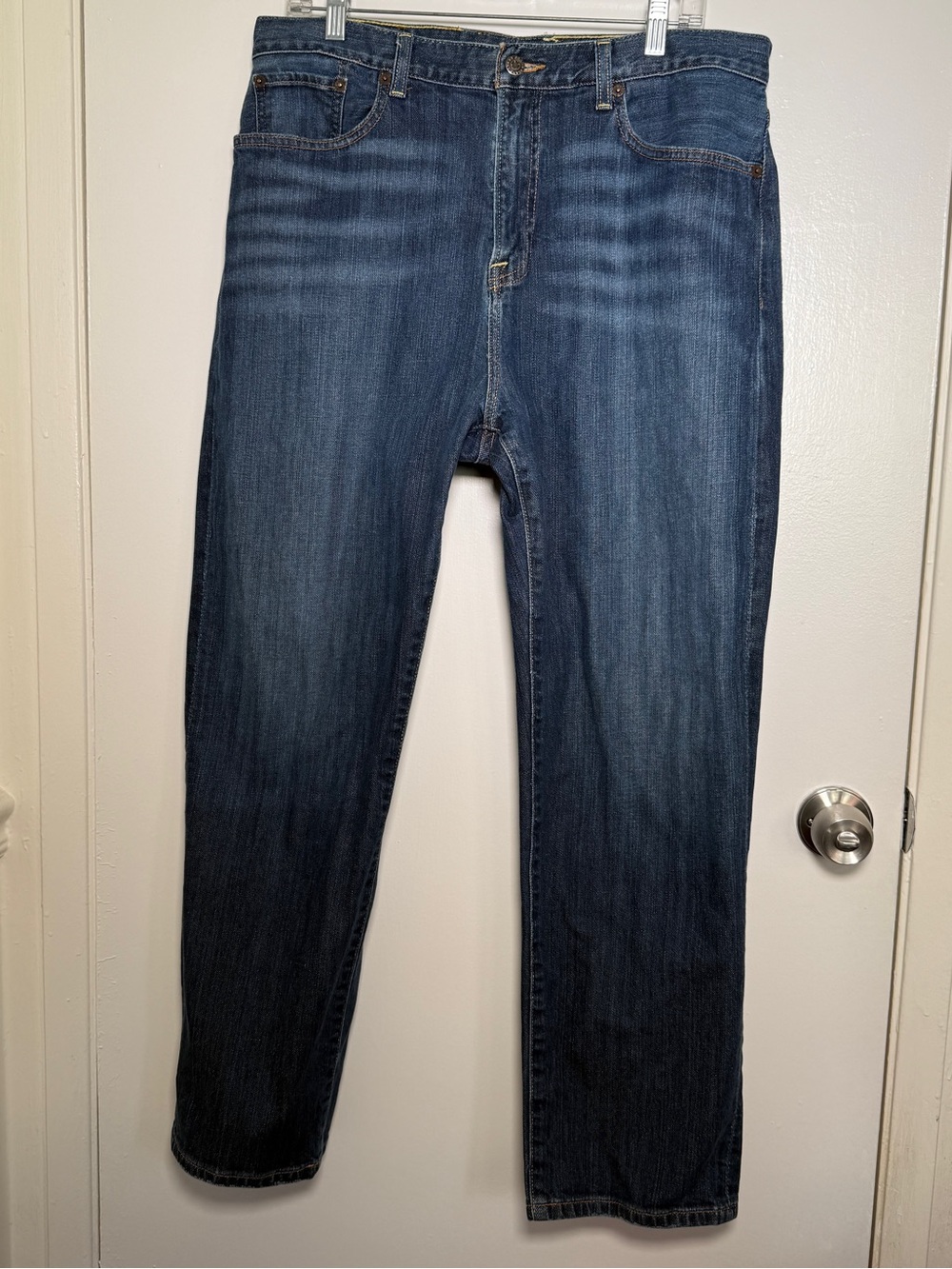 Lucky Brand Classic Straight Dark Wash Jeans Men's 38x30